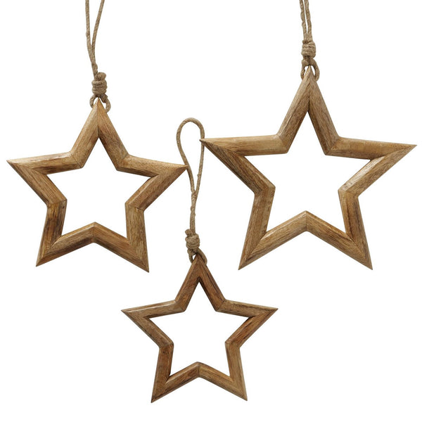Boltze home decohanger ster 3-delig