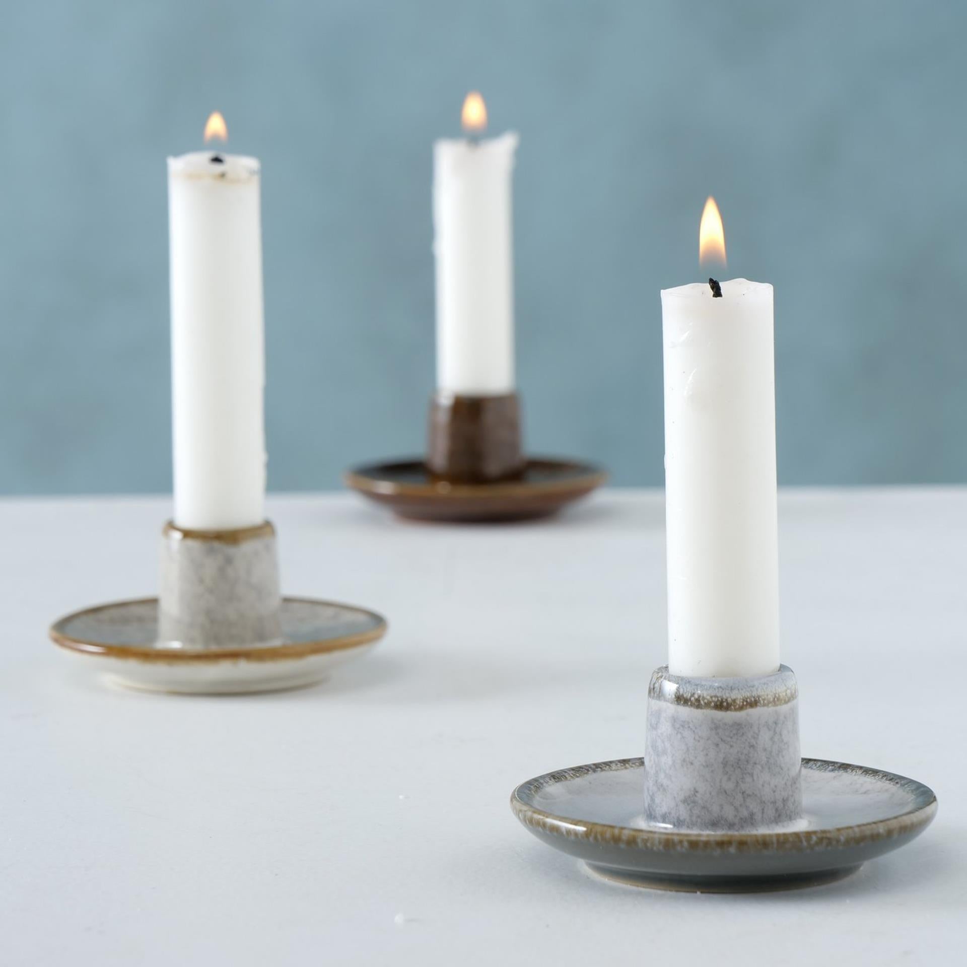 Boltze home kaarsenhouder h6cm porselein