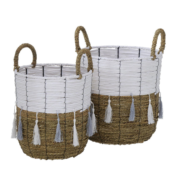 Boltze home mand raola 2-delige set ø26xh28 ø30xh31cm