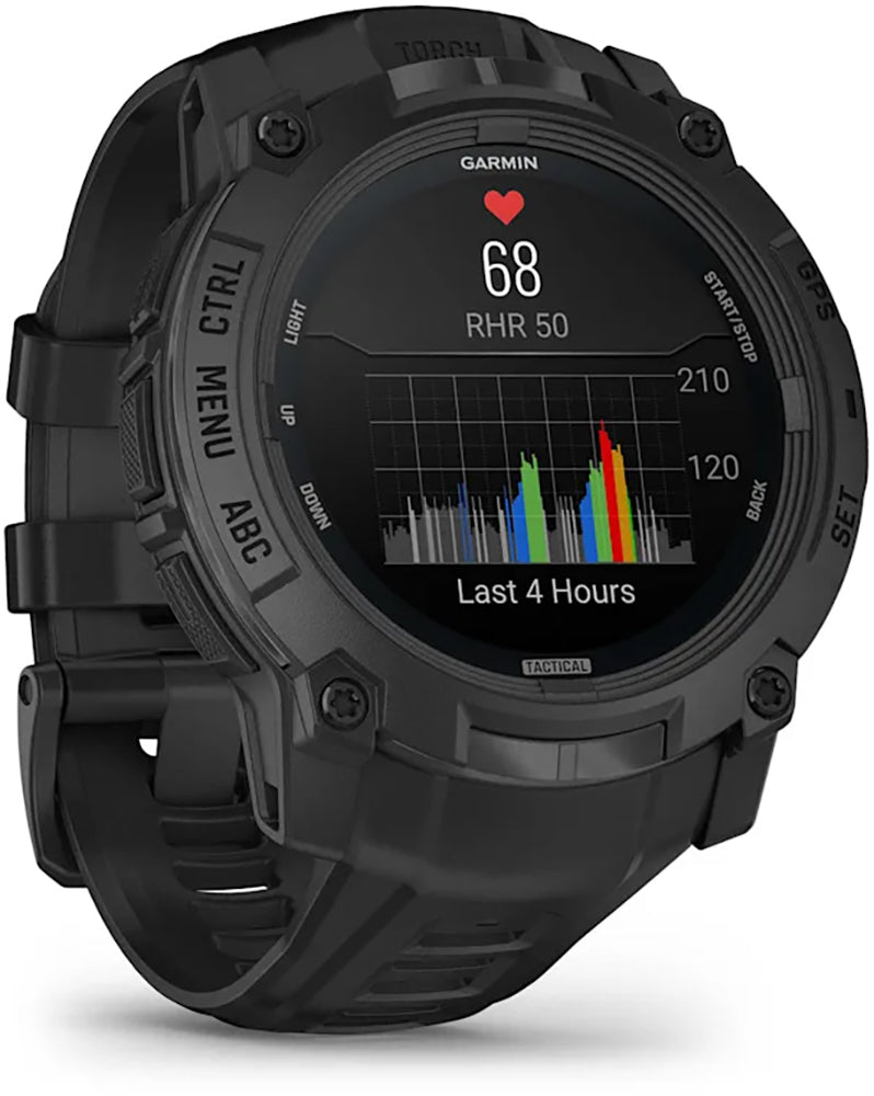 Garmin instinct® 3 amoled 50mm tactical edition - gps multisport smartwatch