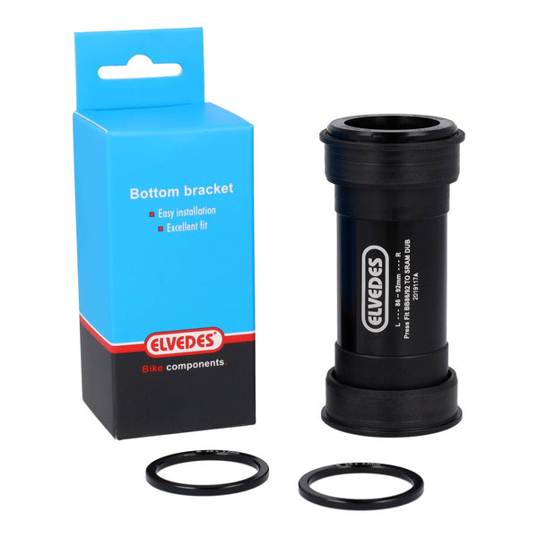 Boitier de pédalier Elvedes pour SRAM DUB Press Fitt BB86 92 ø41mm