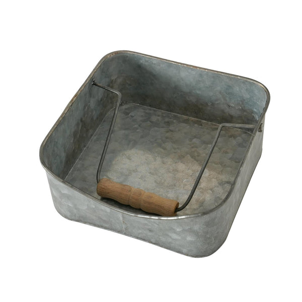 Boltze home servethouder jackson zink 18x18x7cm