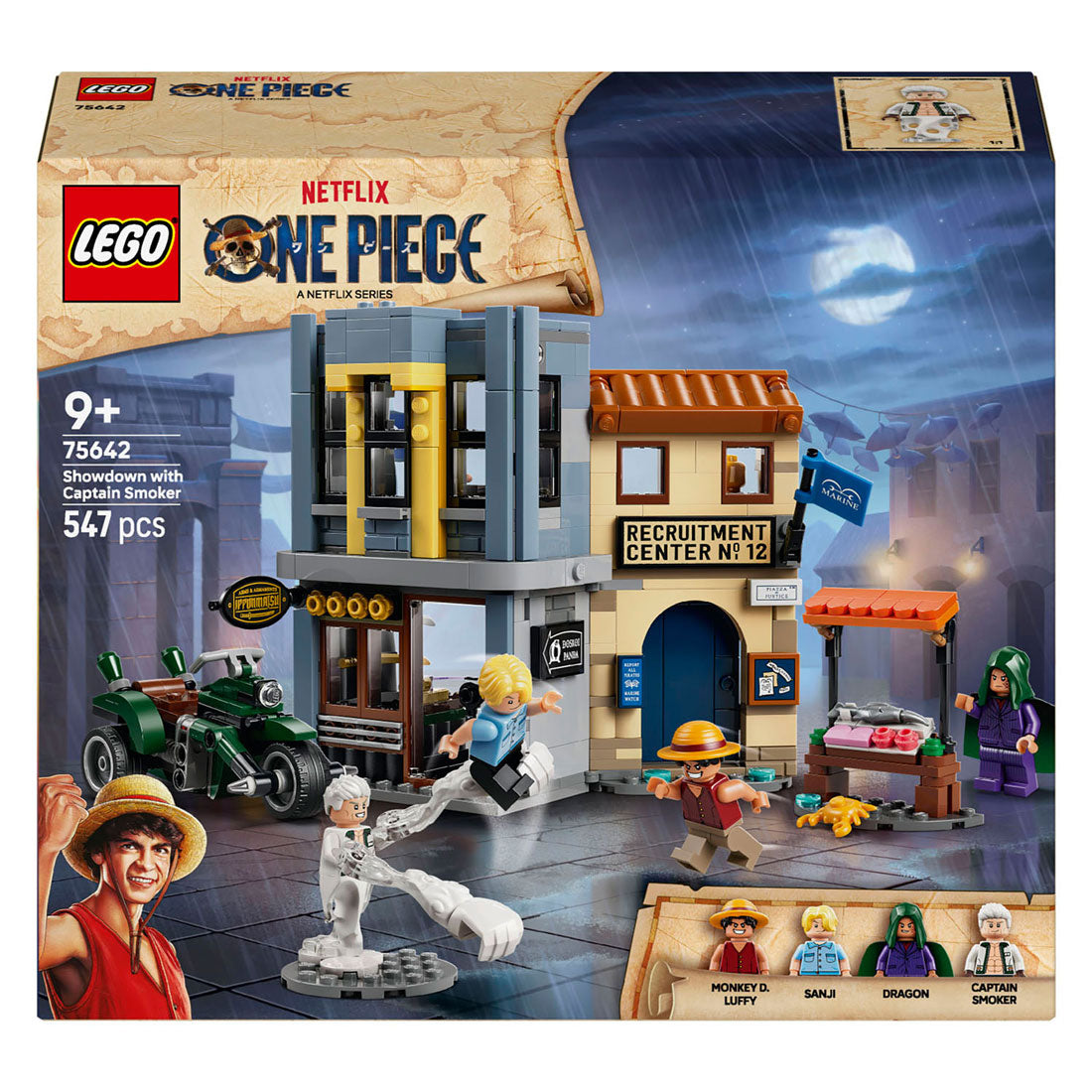 Lego one piece 75642 confrontatie met kapitein smoker