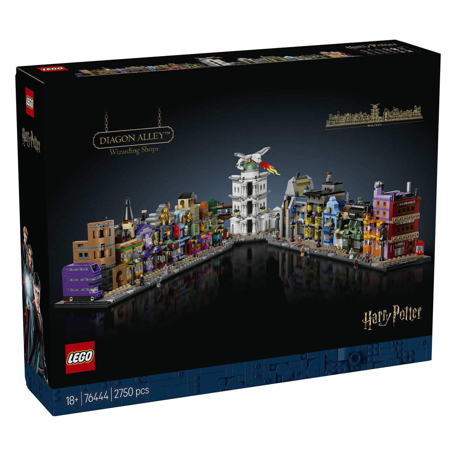 Lego harry potter™ de wegisweg™ tovenaarswinkels tovenaarsset - 76444