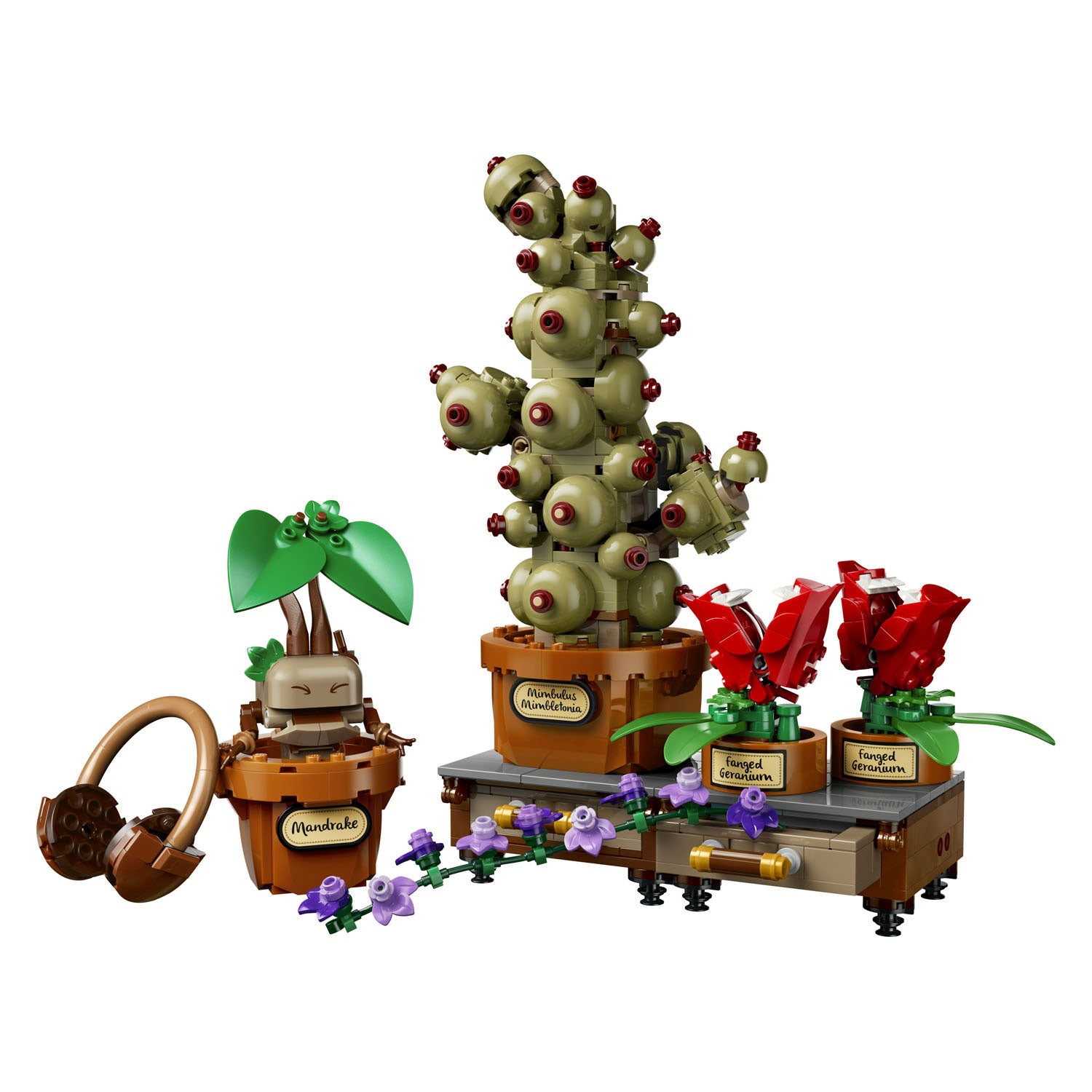 Lego harry potter zweinstein kruidenkunde planten bouwbaar speelgoed voor kinderen 76474