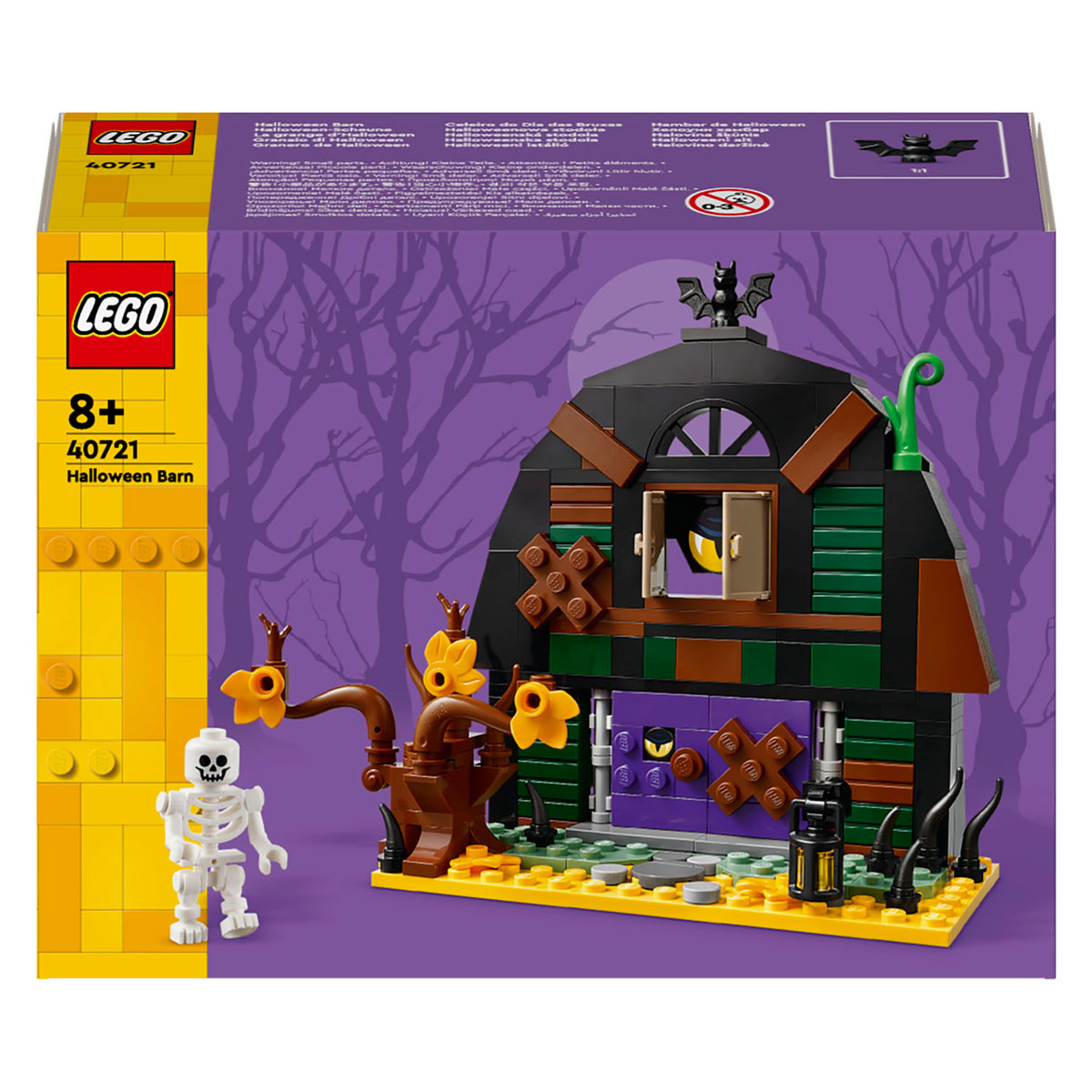 Lego iconic - halloweenschuur constructiespeelgoed (40721)