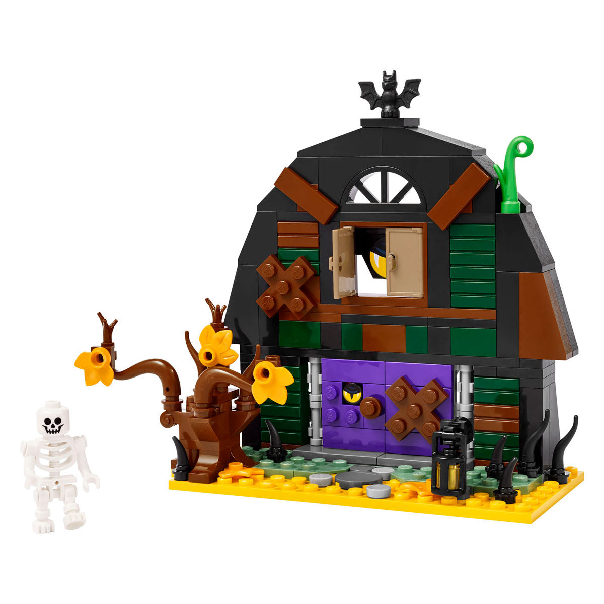Lego iconic - halloweenschuur constructiespeelgoed (40721)