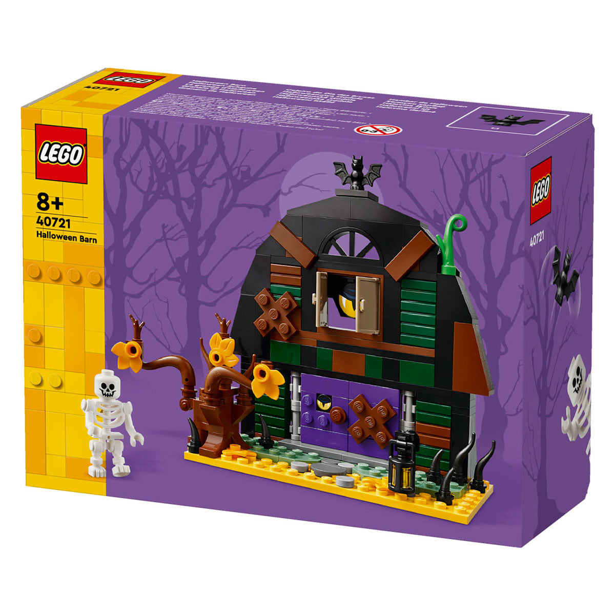Lego iconic - halloweenschuur constructiespeelgoed (40721)