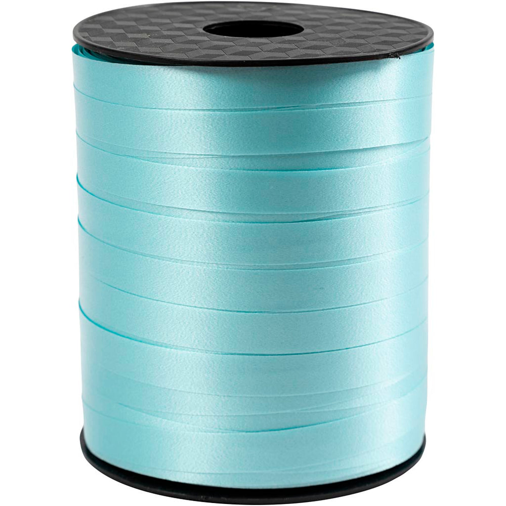 Cadeaulint, b: 10 mm, licht turquoise, 250 m 1 rol