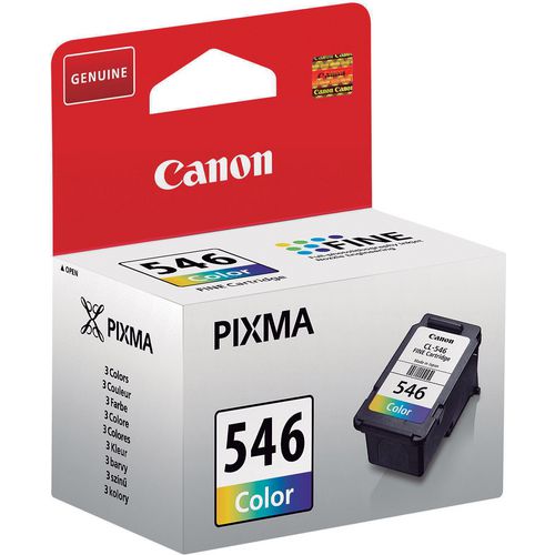 Inktcartridge canon cl-546 cyaan, magenta, geel