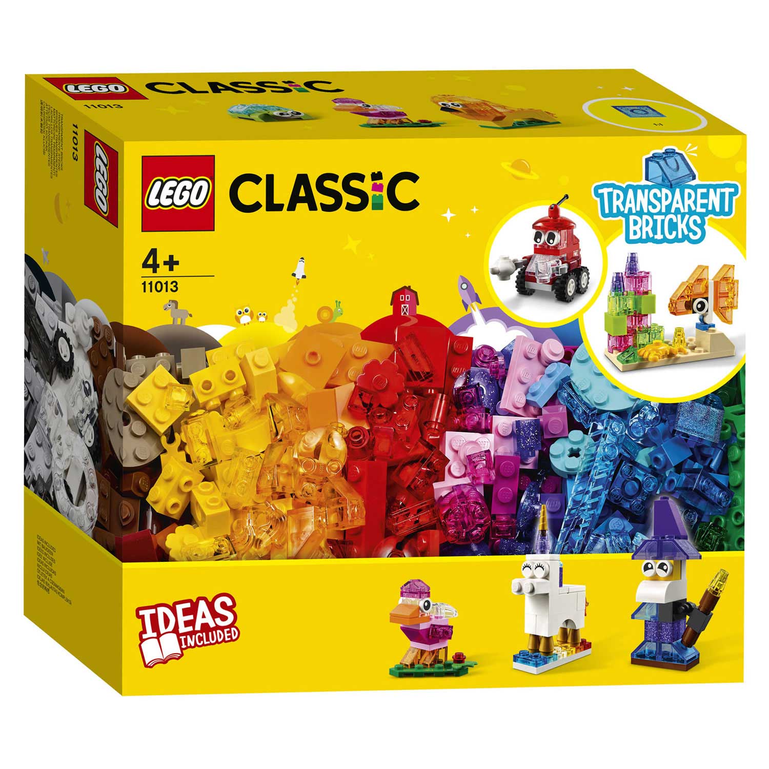 LEGO Classic 11013 Creatieve Transparante Stenen