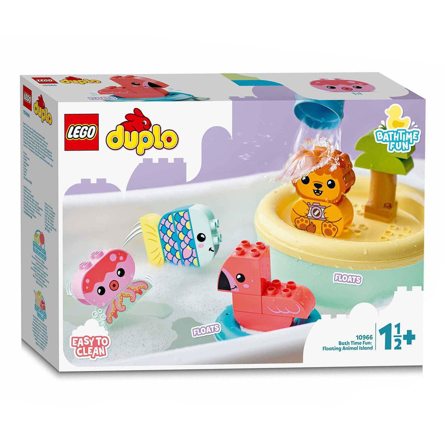 LEGO DUPLO 10966 Pret in bad: Drijvend Diereneiland