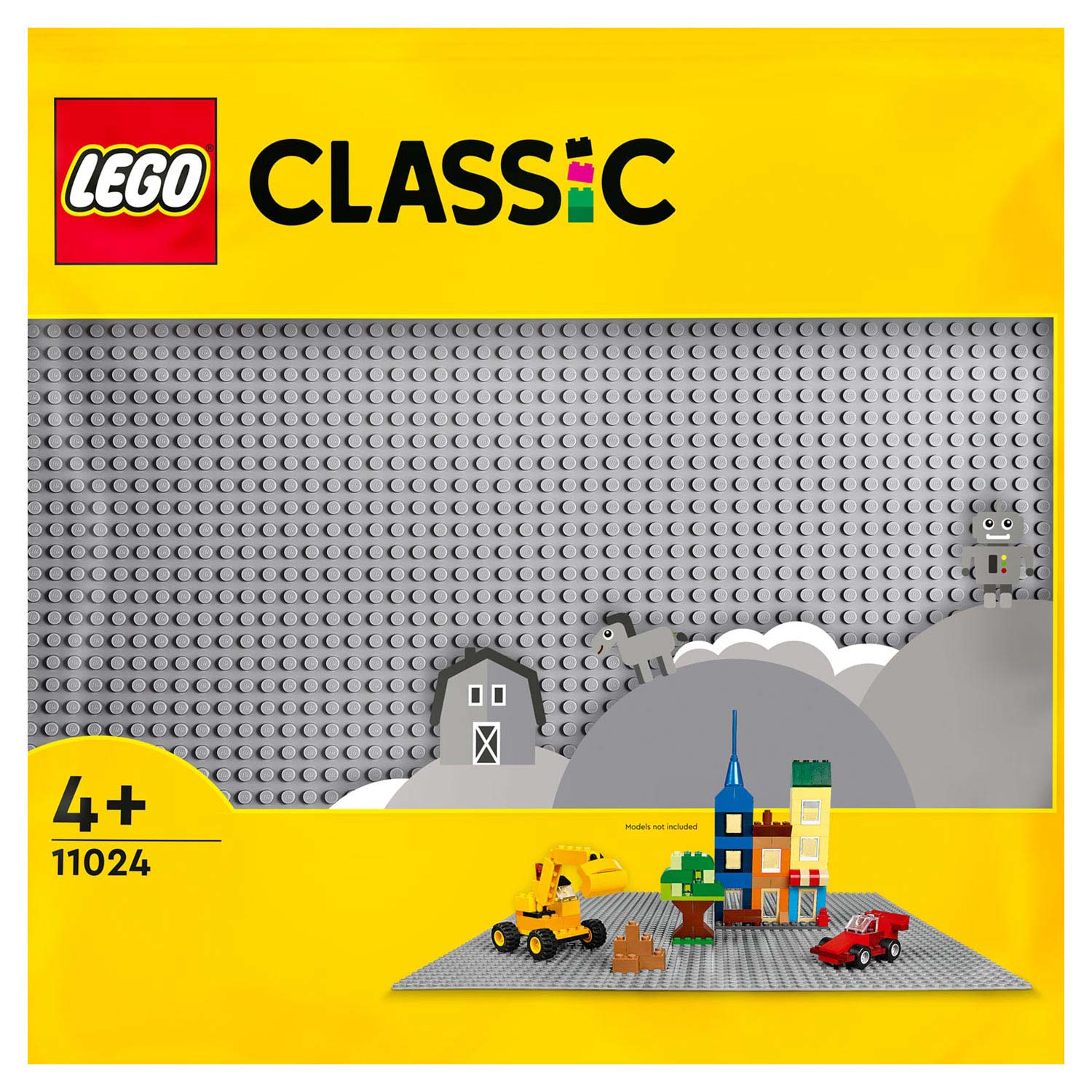 Lego classic 11024 grijze bouwplaat