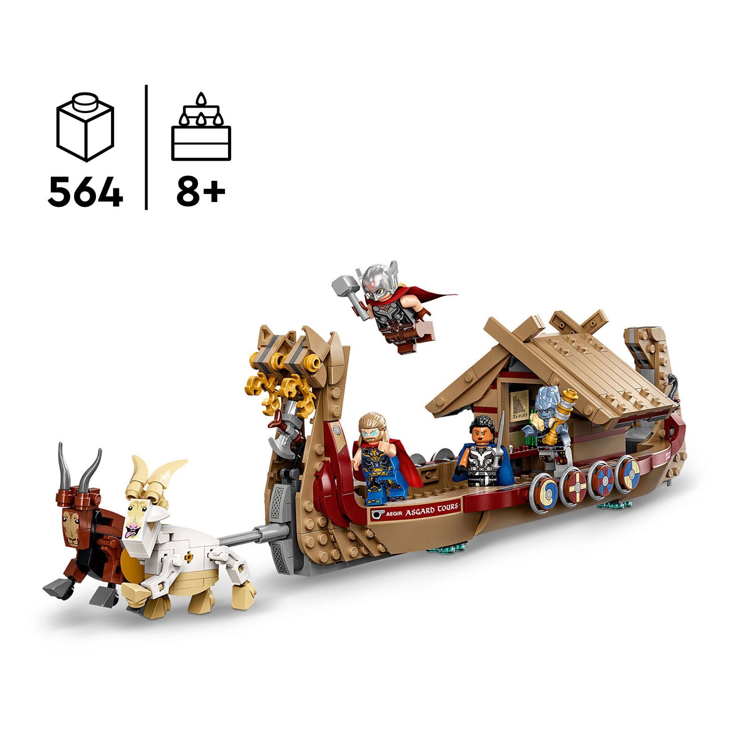 LEGO Super Heroes 76208 Het Geitenschip