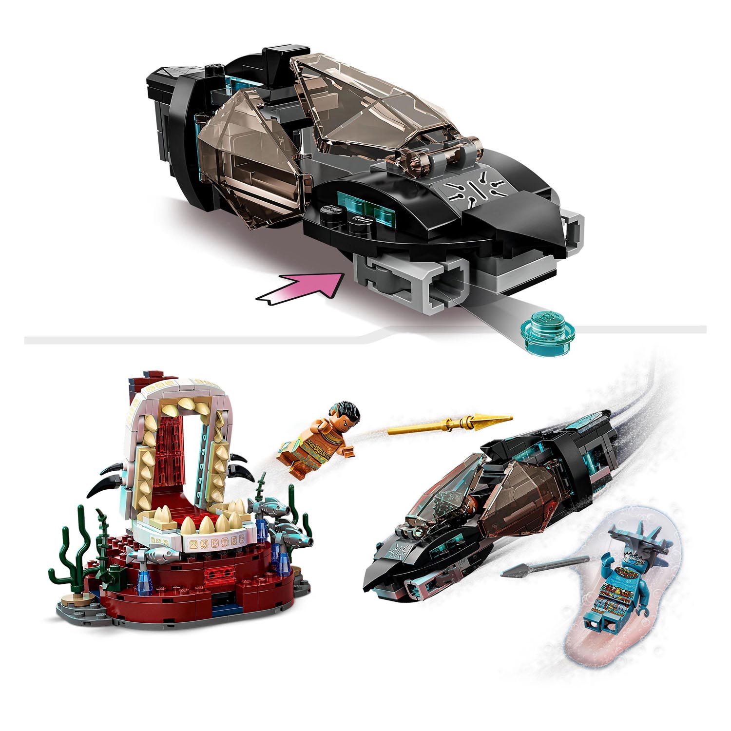 LEGO Marvel Super Heroes 76213 Koning Namor's Troonzaal