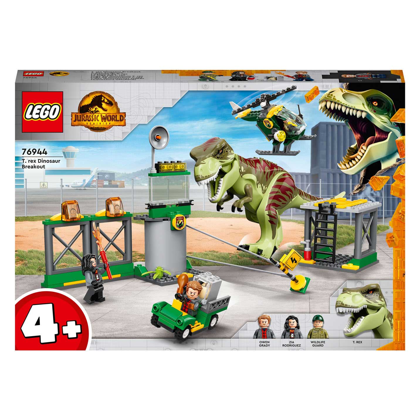 LEGO Jurassic 76944 T-Rex Dinosaurus Ontsnapping