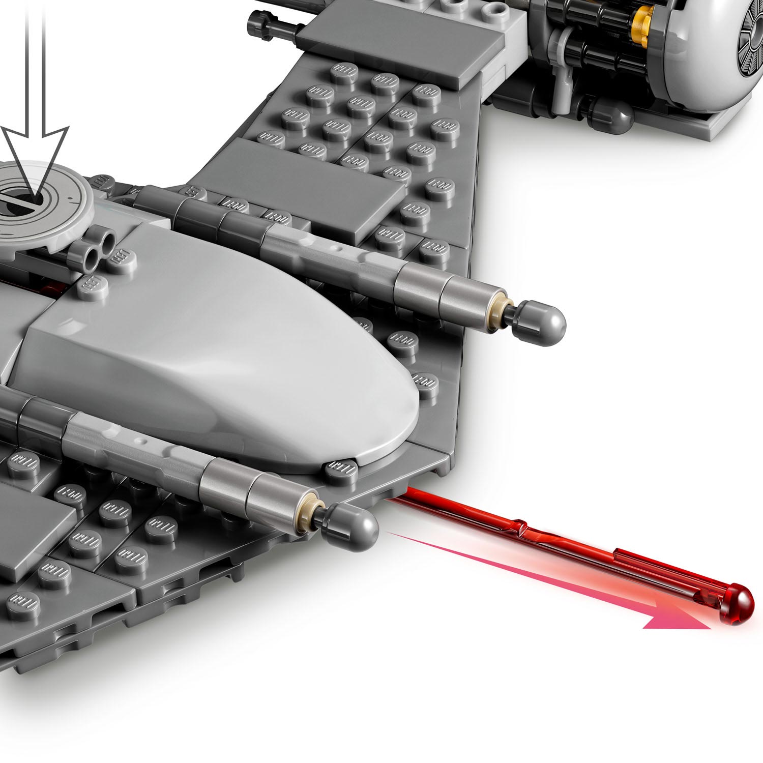 Lego star wars 75325 de mandalorians n-1 starfighter