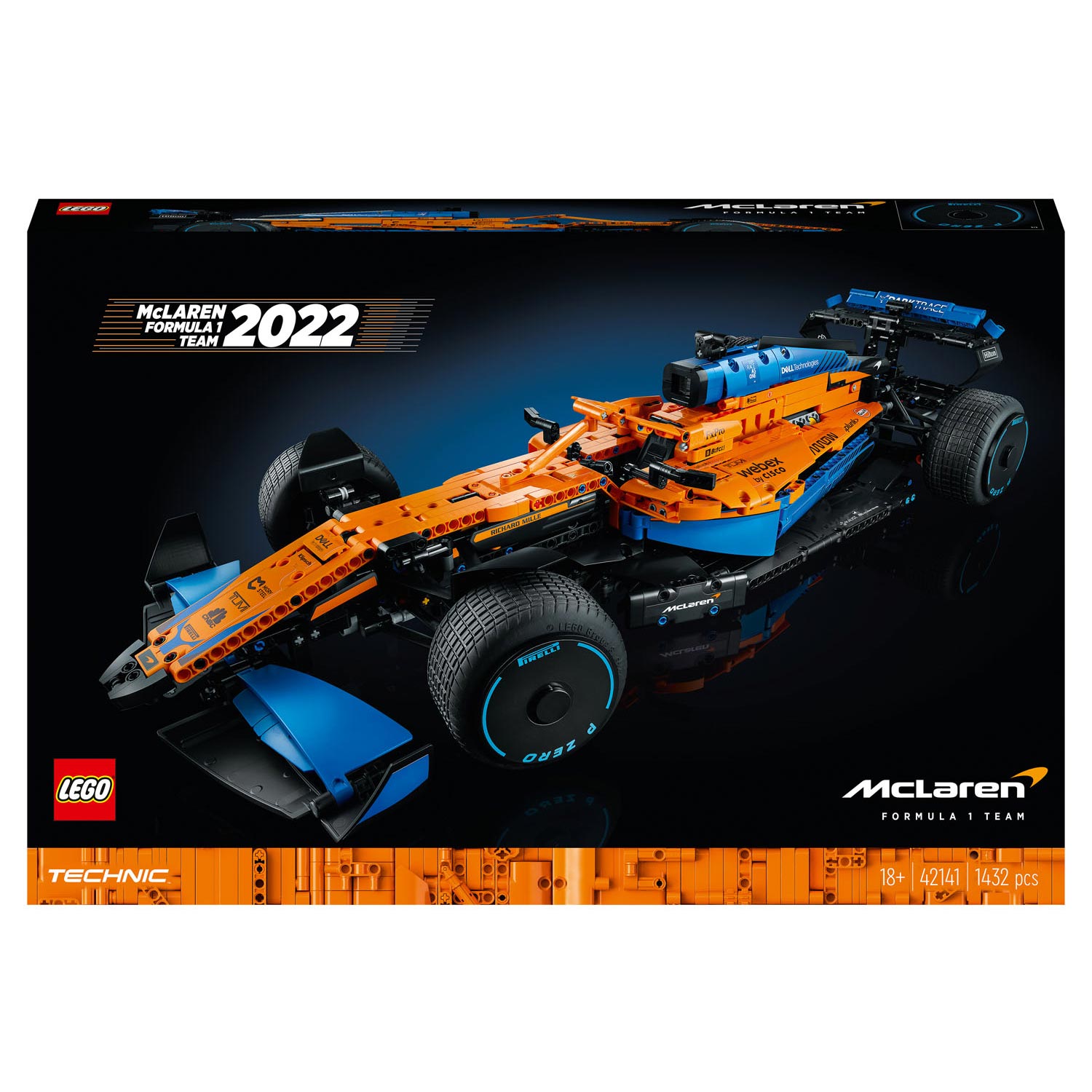 Lego technic - mclaren formule 1 racewagen constructiespeelgoed (42141)