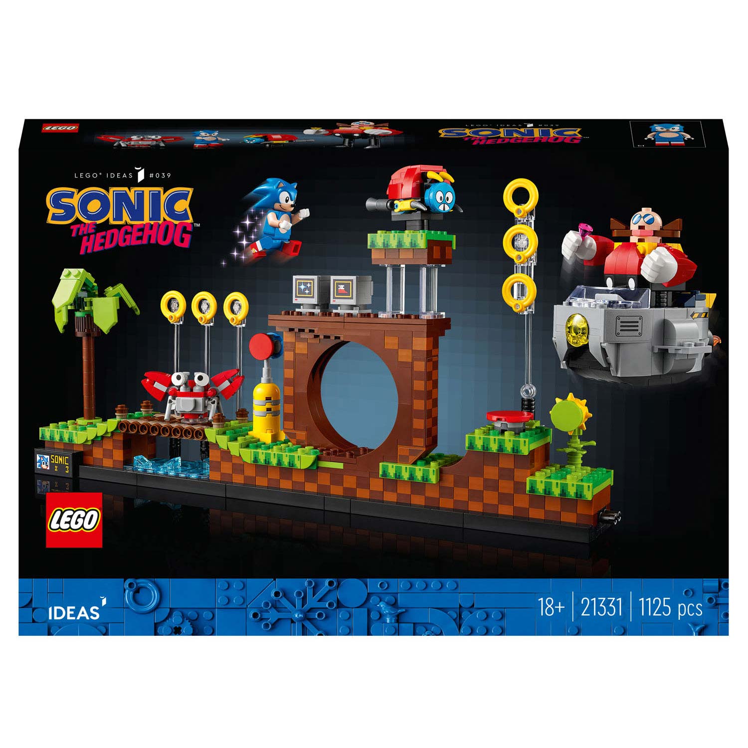 LEGO 21331 Sonic the Hedgehog Groene Heuvelzone