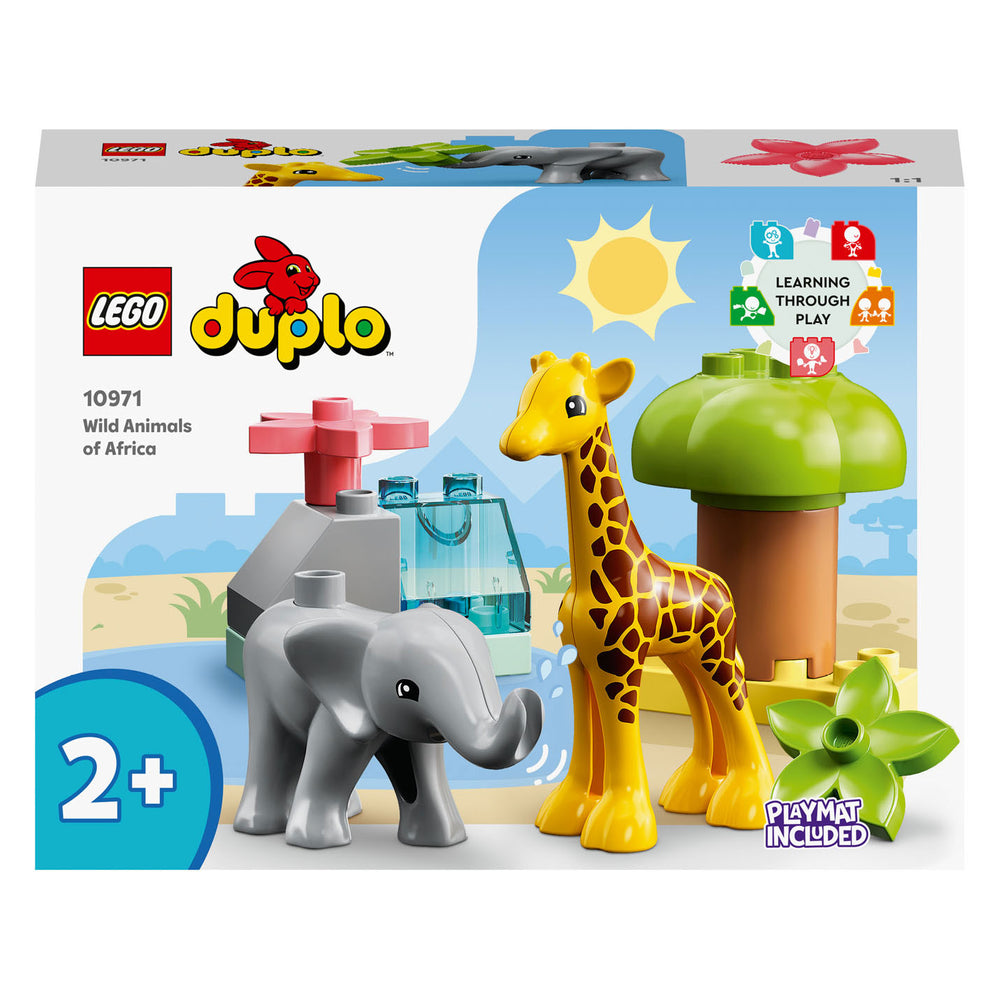 Lego duplo - wilde dieren van afrika constructiespeelgoed (10971)