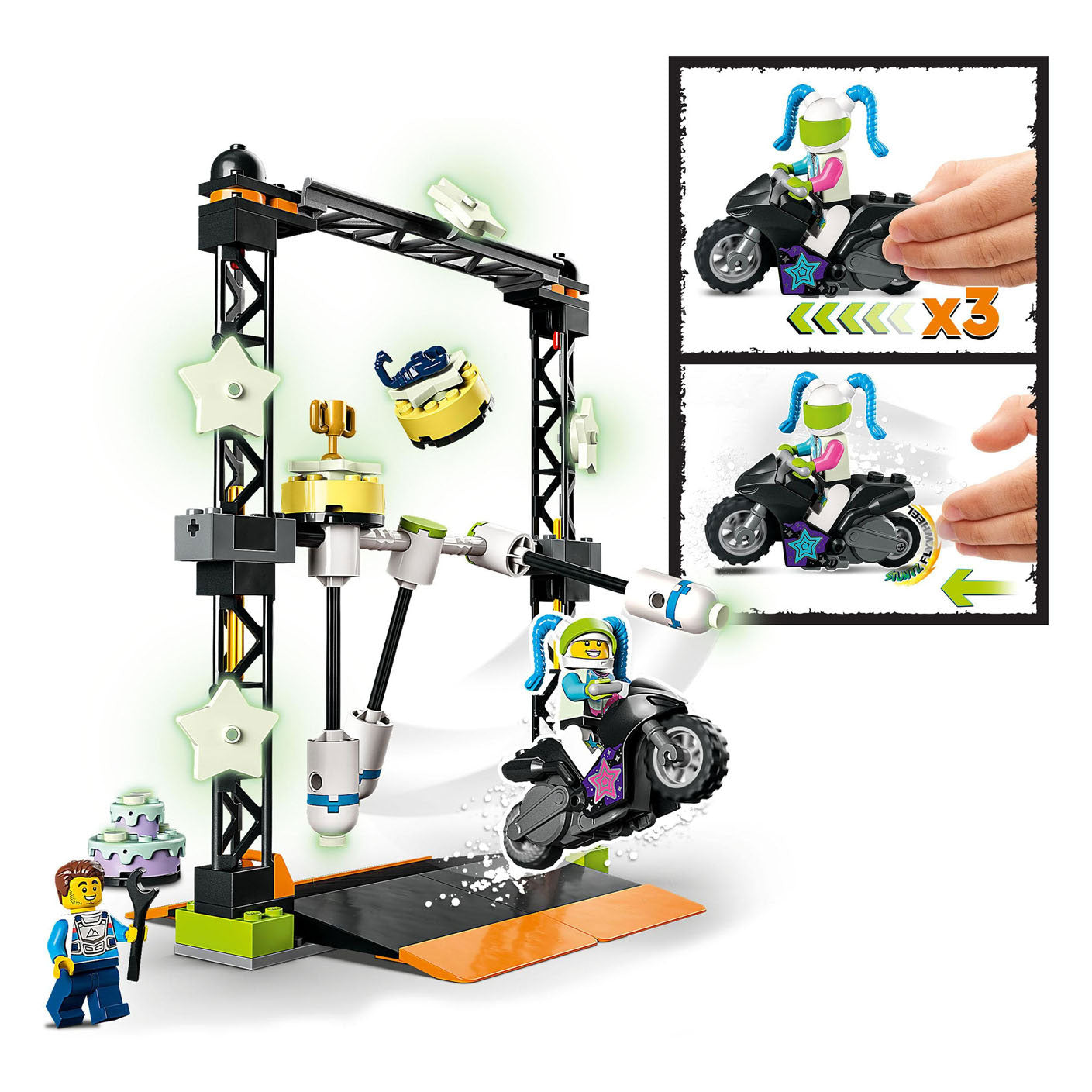 LEGO City 60341 De Knockdown Stunt Uitdaging