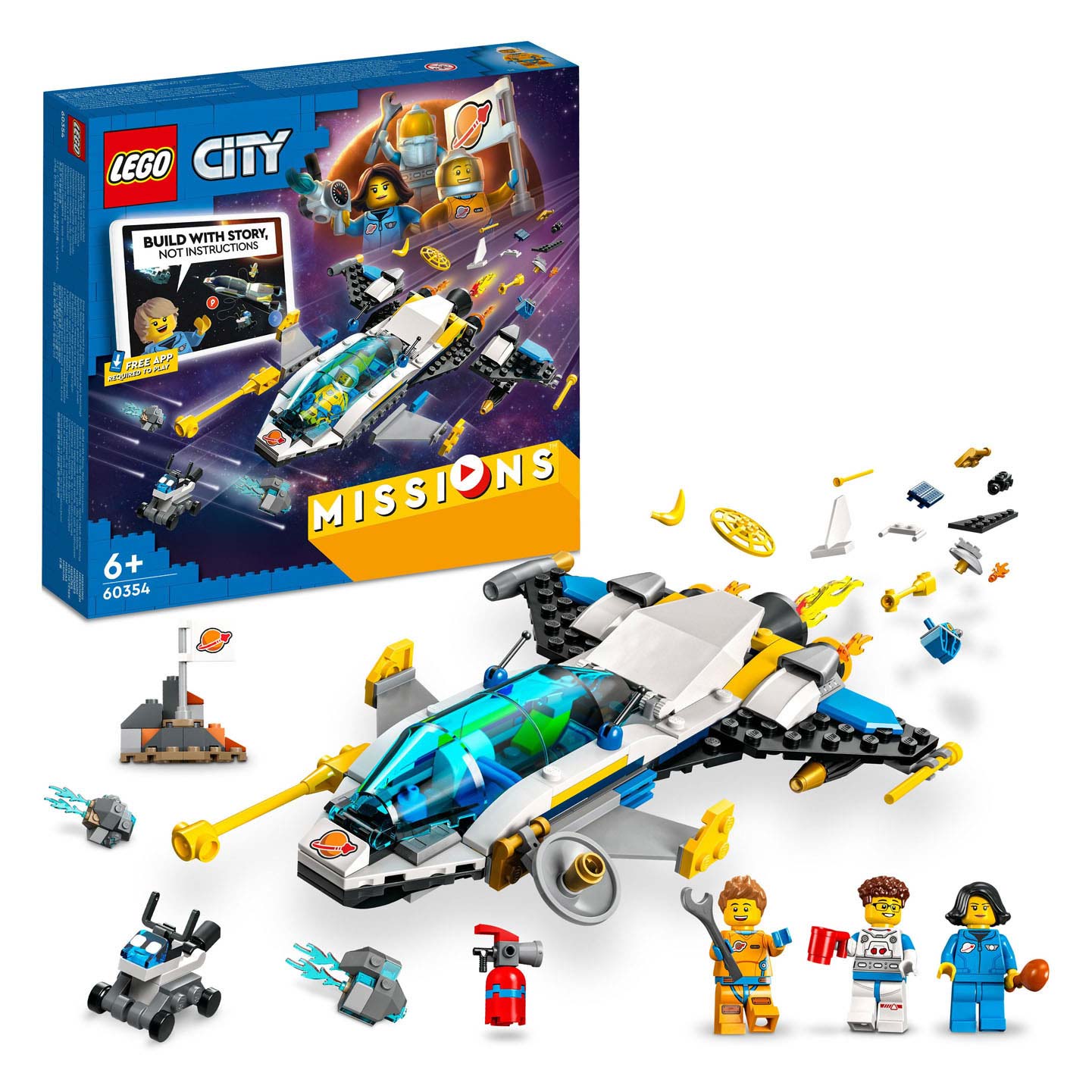 LEGO City 60354 Mars Ruimtevaartuig Verkenningsmissies