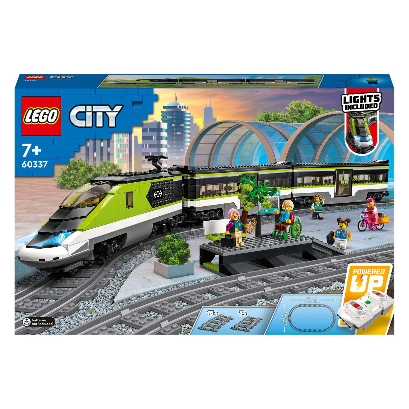 Lego city 60337 express passagierstrein