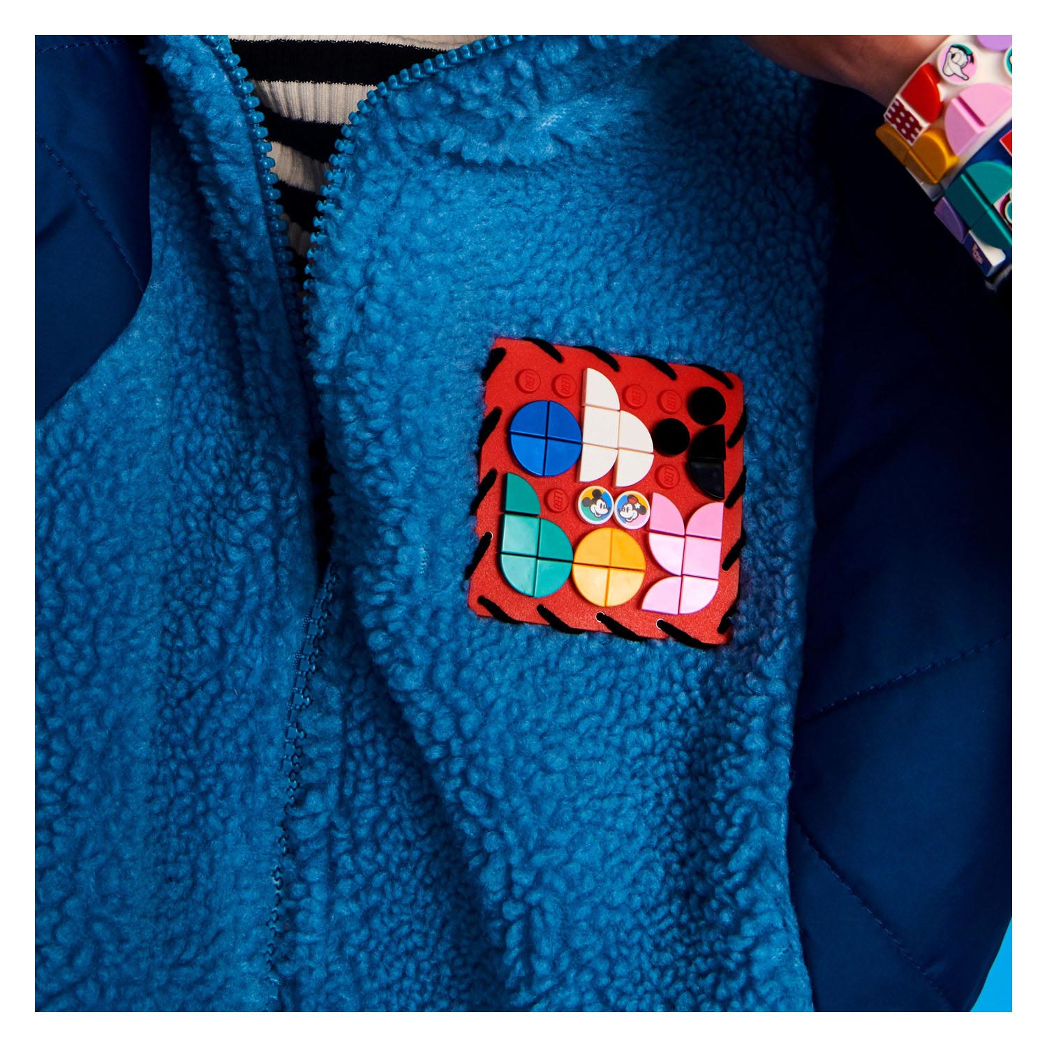 Lego dots 41963 mickey minnie mouse: stitch-on patch