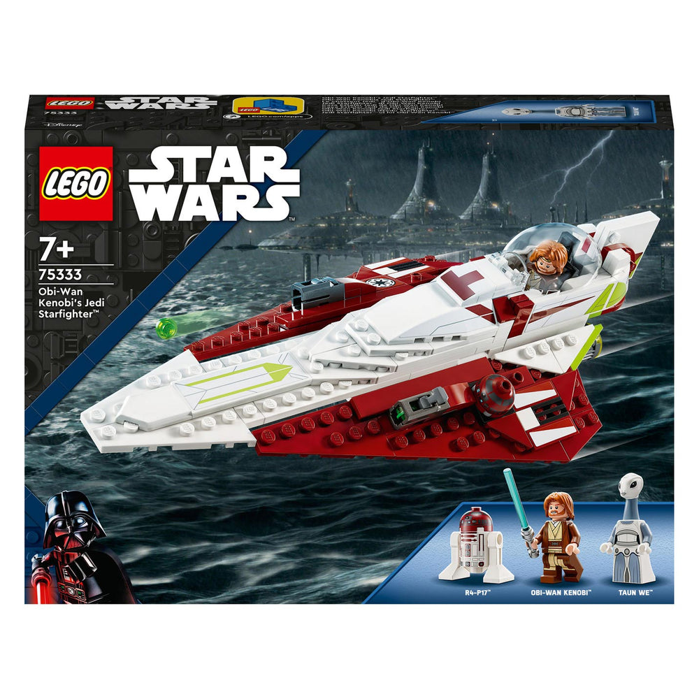 Lego star wars de jedi starfighter van obi-wan kenobi - 75333