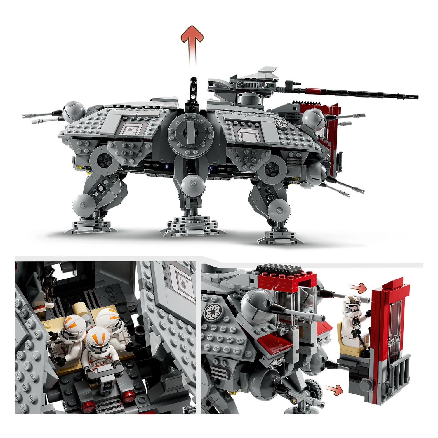 Lego star wars 75337 at-te walker