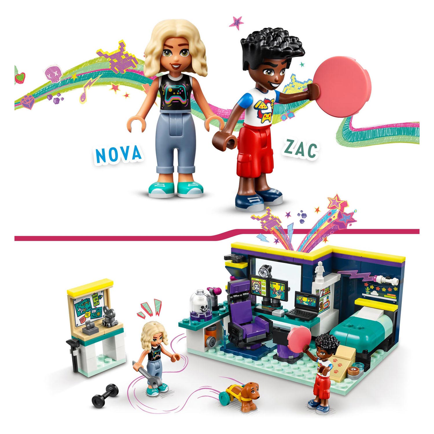 LEGO Friends 41755 Nova's Kamer