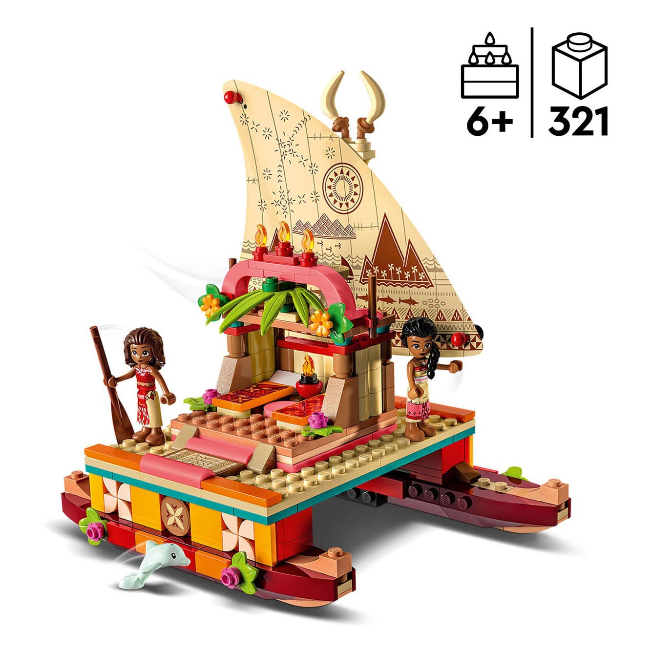 LEGO Disney 43210 Vaiana's Ontdekkingsboot