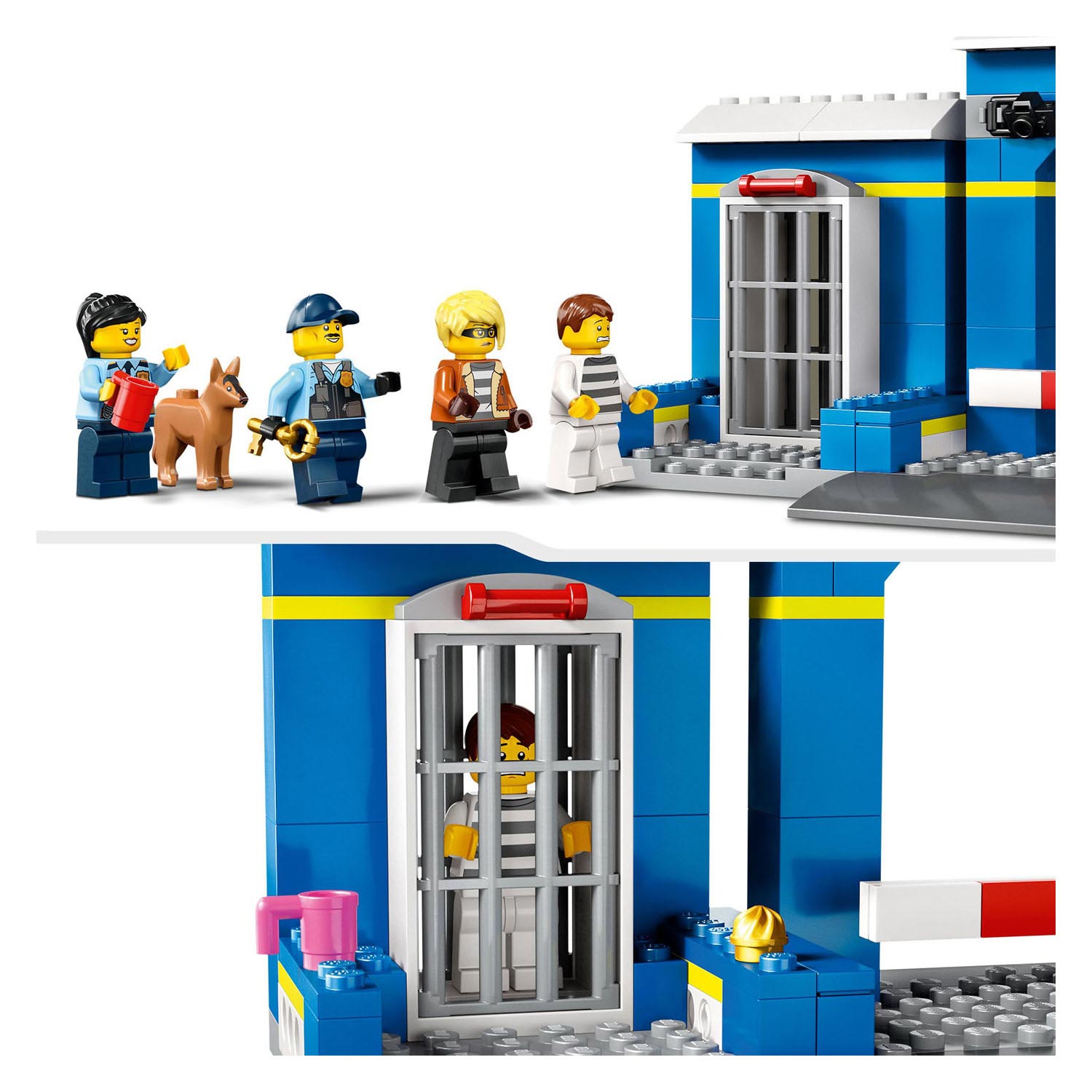 LEGO City 60370 Achtervolging Politiebureau