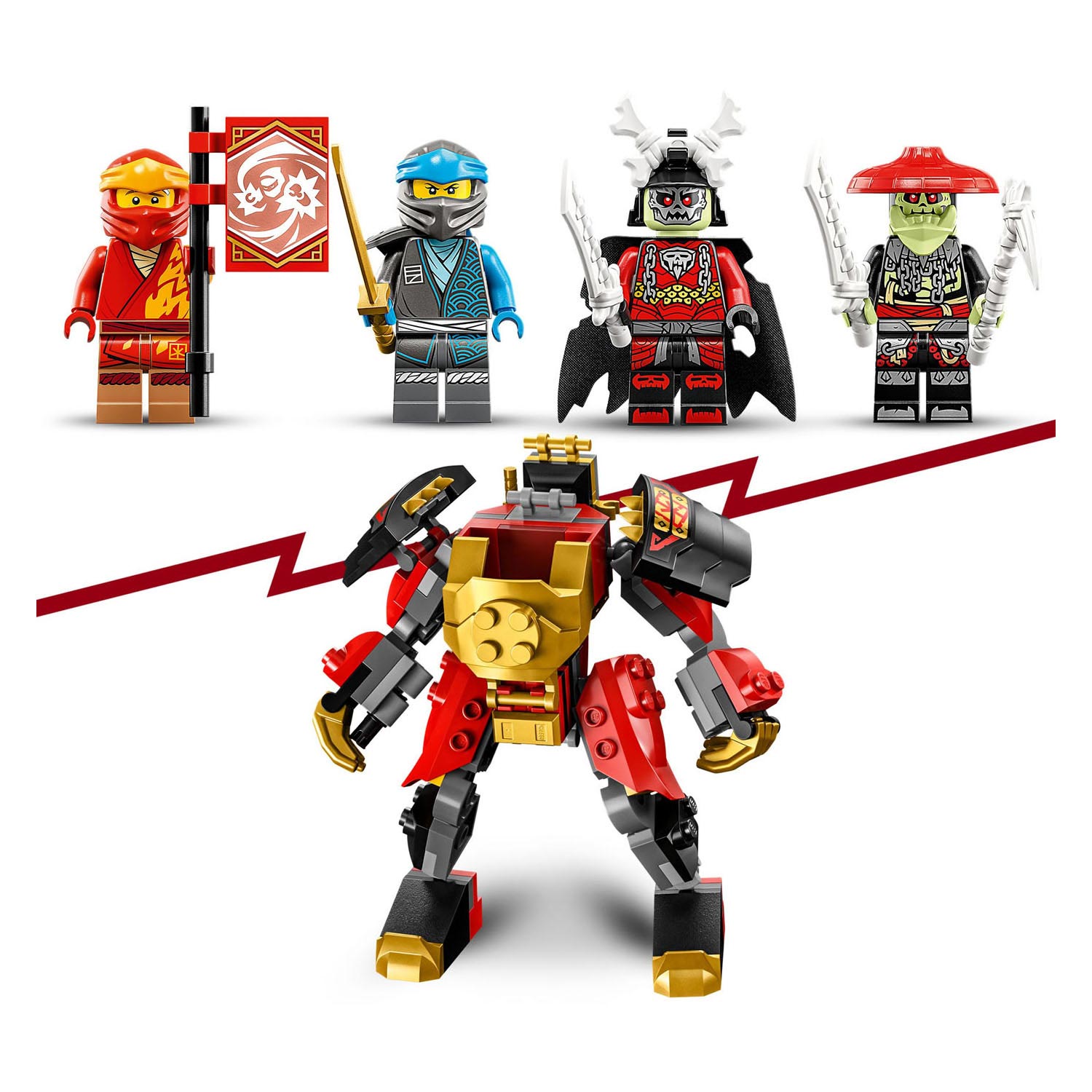 Lego ninjago 71783 kai's mech rider evo