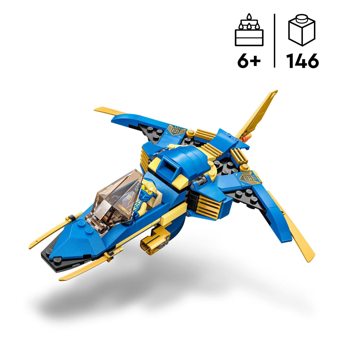 LEGO Ninjago 71784 Jay's Bliksemstraaljager EVO