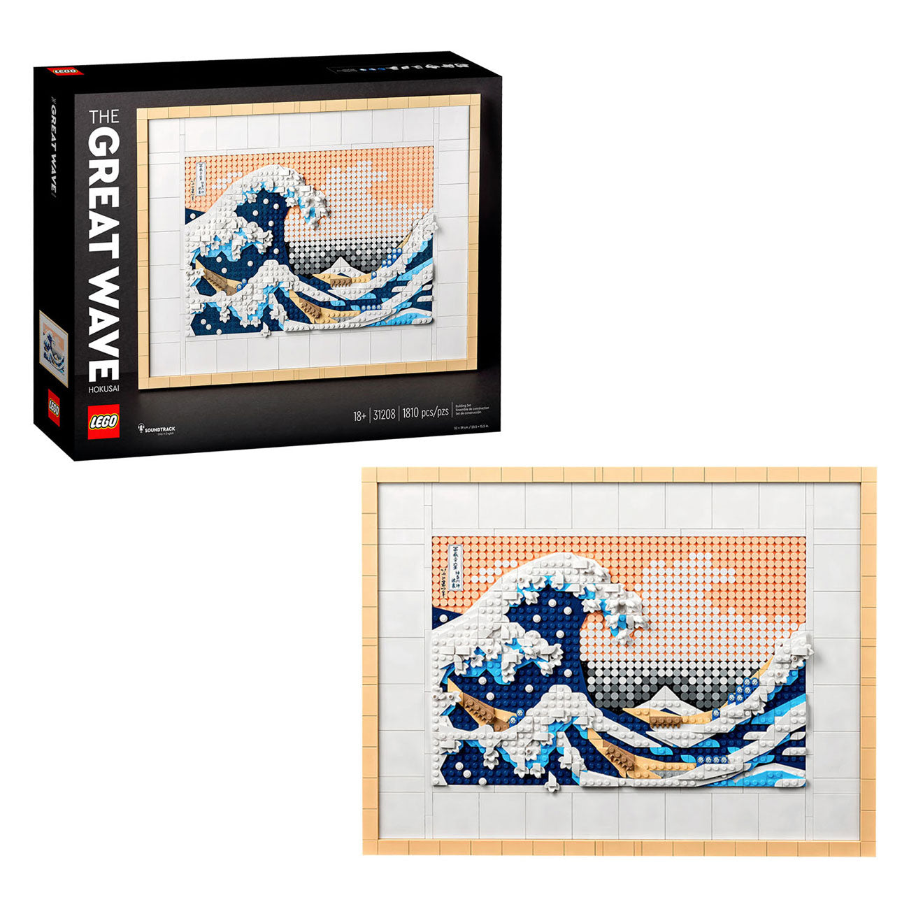 Lego art 31208 hokusai de grote golf