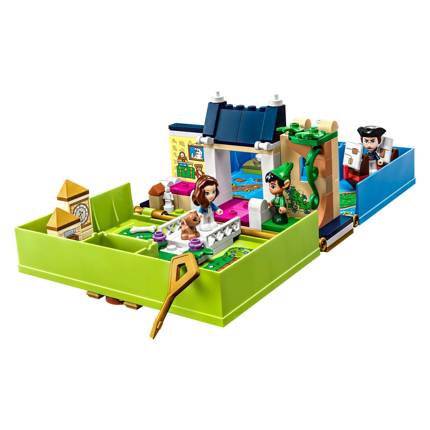 Lego disney - peter pan wendy's verhalenboekavontuur constructiespeelgoed (43220)