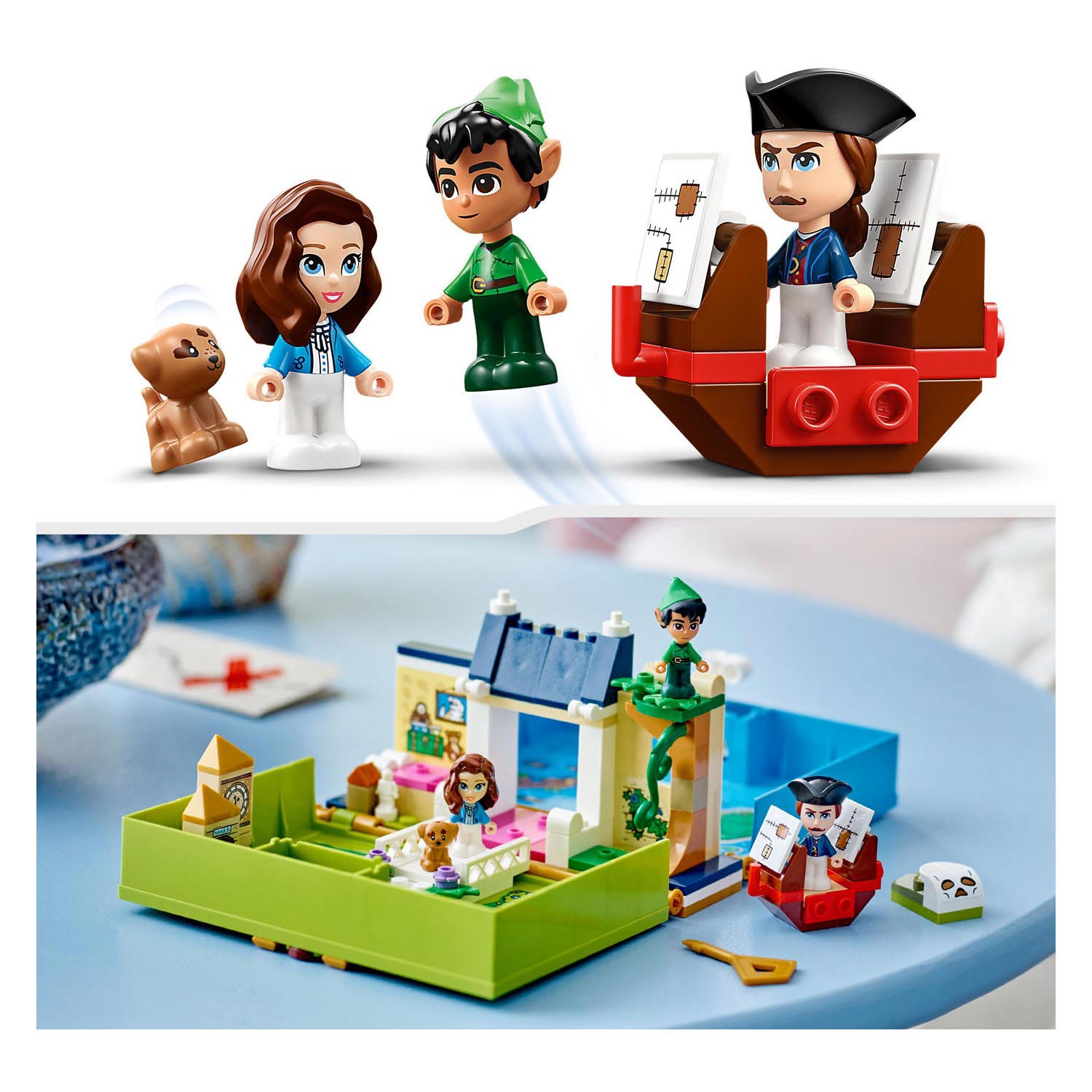 Lego disney peter pan wendy's verhalenboekavontuur set