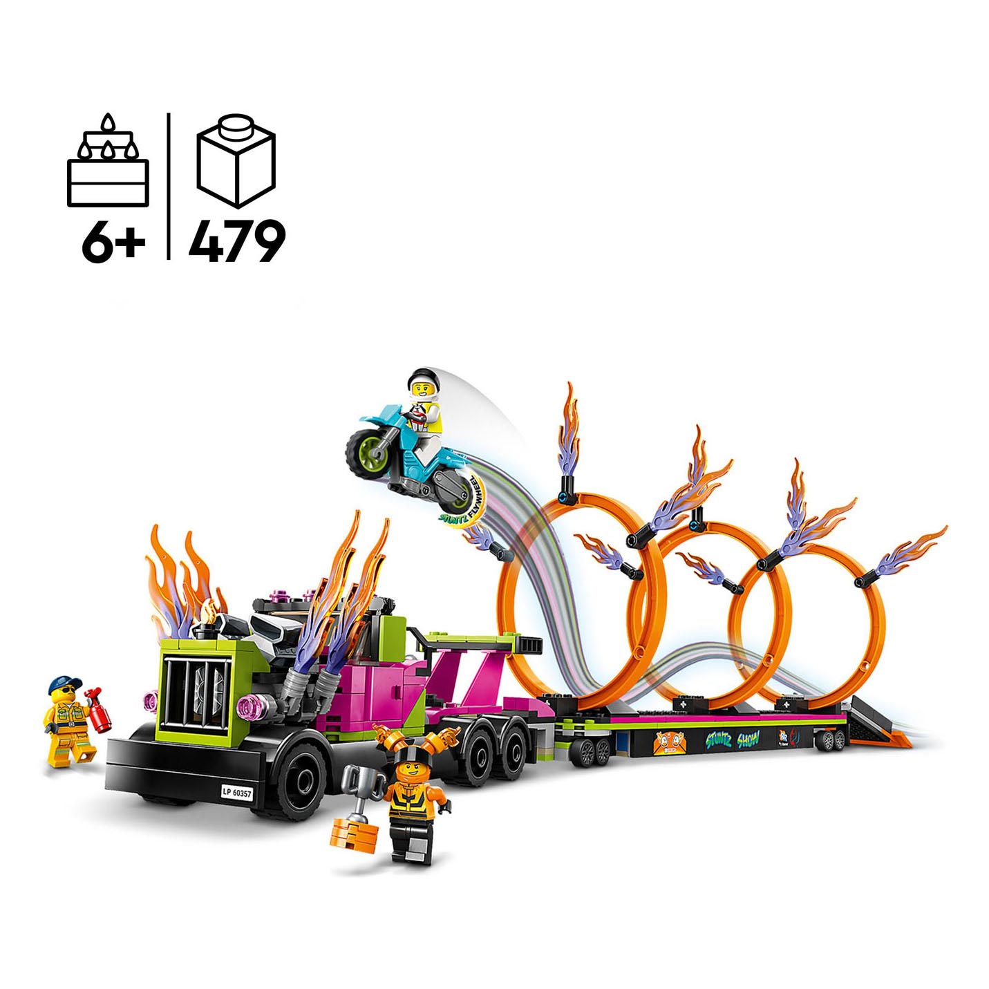 LEGO City 60357 Stunttruck Ring of Fire-Uitdaging