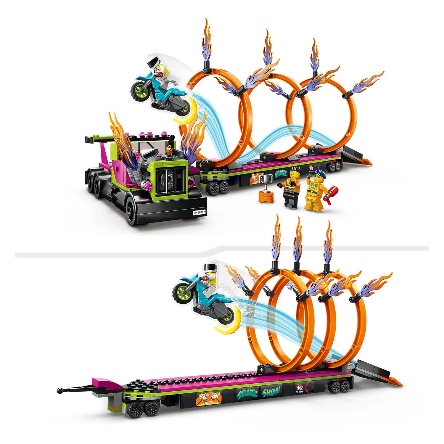 LEGO City 60357 Stunttruck Ring of Fire-Uitdaging