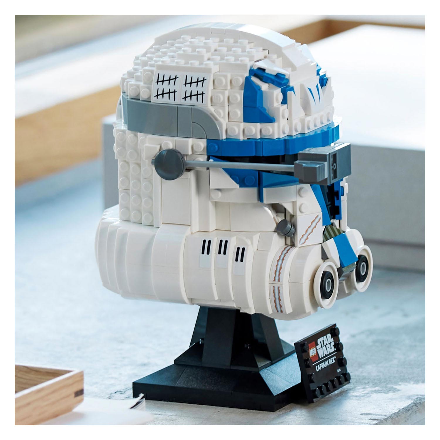 Lego star wars captain rex helm set voor volwassenen, the clone wars collectible - 75349