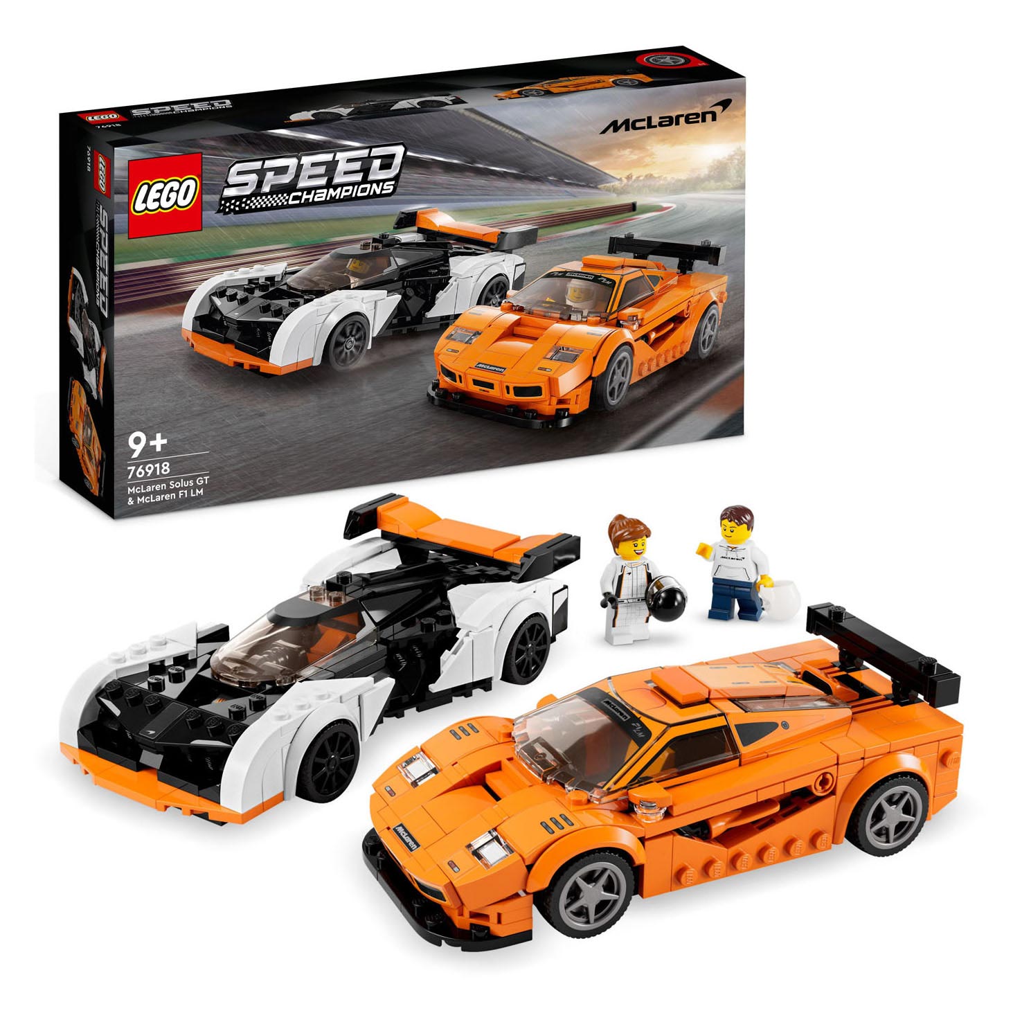 LEGO Speed Champions 76918 McLaren Solus GT McLaren F1 LM