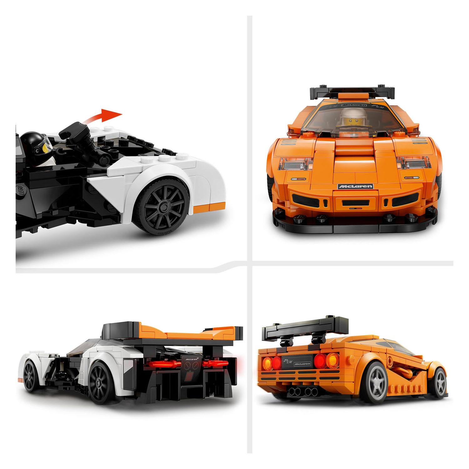 LEGO Speed Champions 76918 McLaren Solus GT McLaren F1 LM