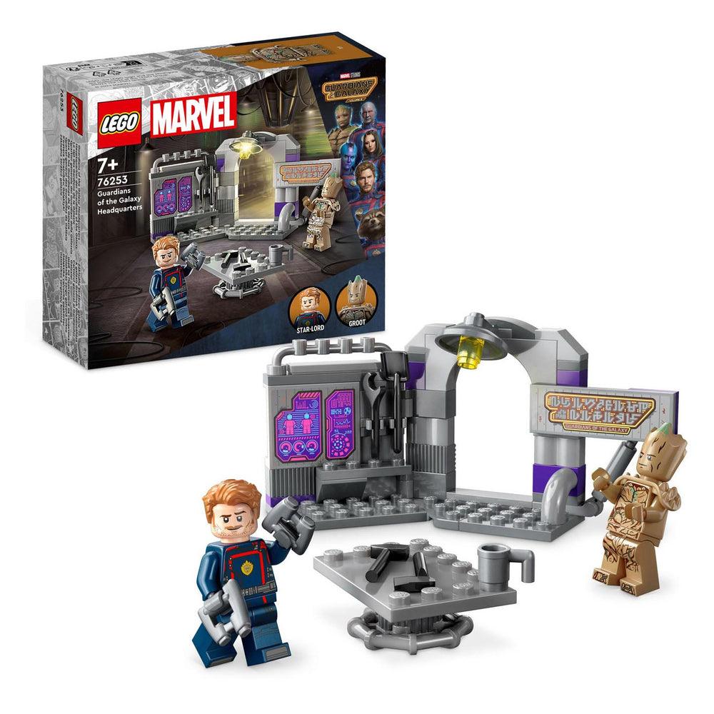 Lego marvel - guardians of the galaxy hoofdkwartier constructiespeelgoed (76253)