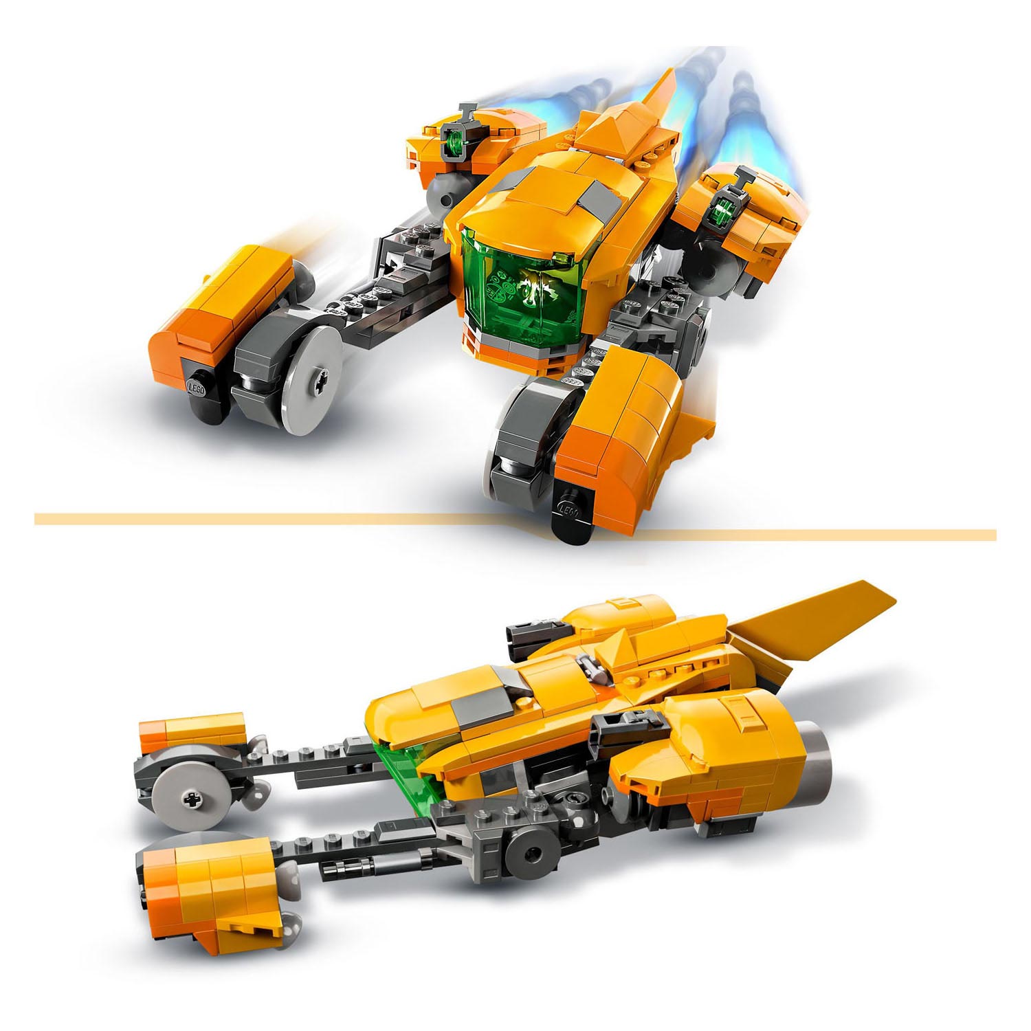Lego superhelden 76254 het schip van babyraket