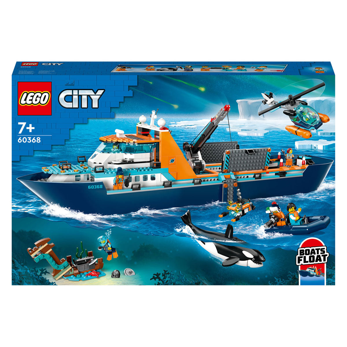 Lego city 60368 poolonderzoeksschip