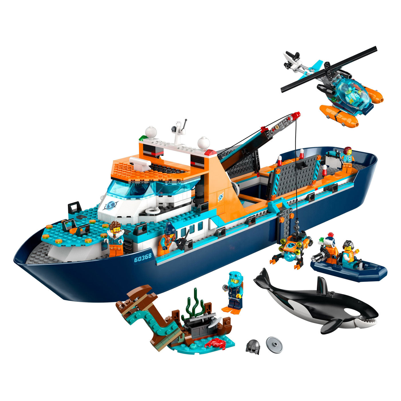 Lego city 60368 poolonderzoeksschip