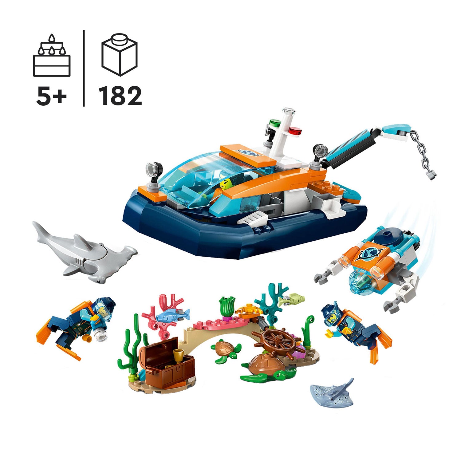 LEGO City 60377 Verkenningsduikboot