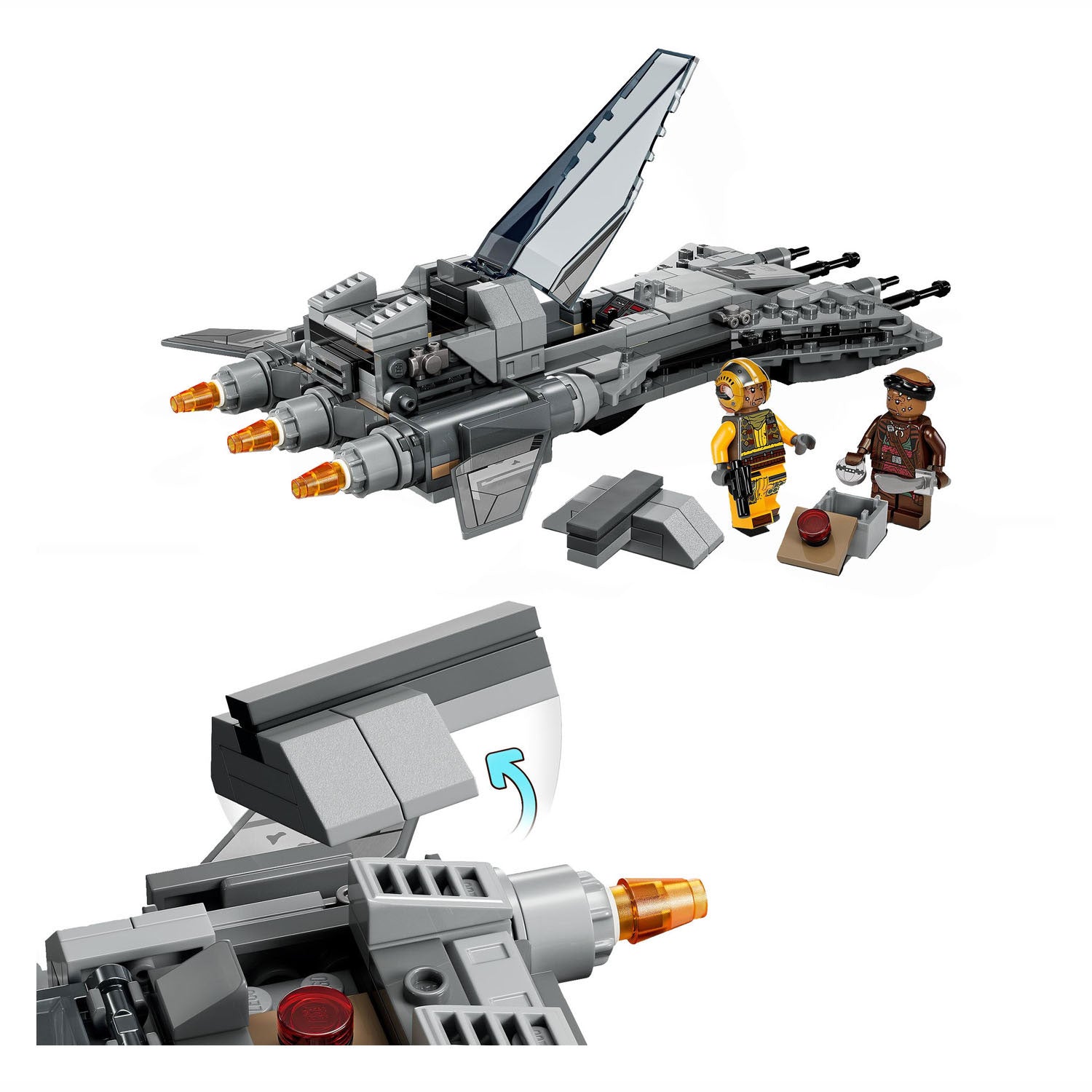 LEGO Star Wars 75346 Pirate Snub Fighter Mandalorian Kit