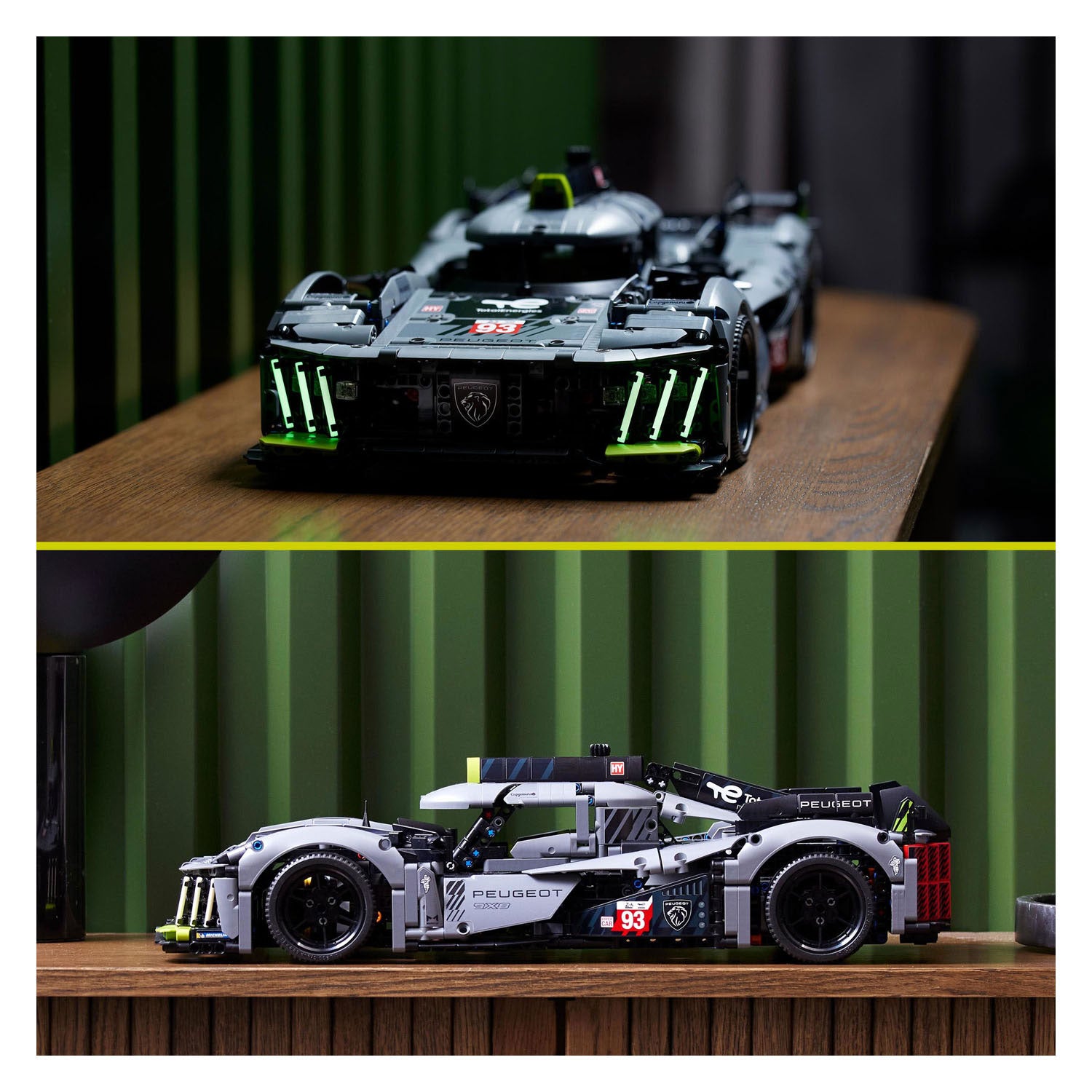 Lego technic 42156 peugeot 9x8 24 le mans hybrid hypercar auto